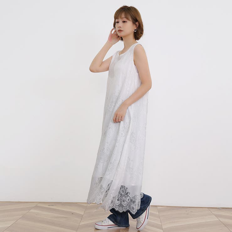 マキシワンピース レディース レース | Doux Belle  | 詳細画像11 