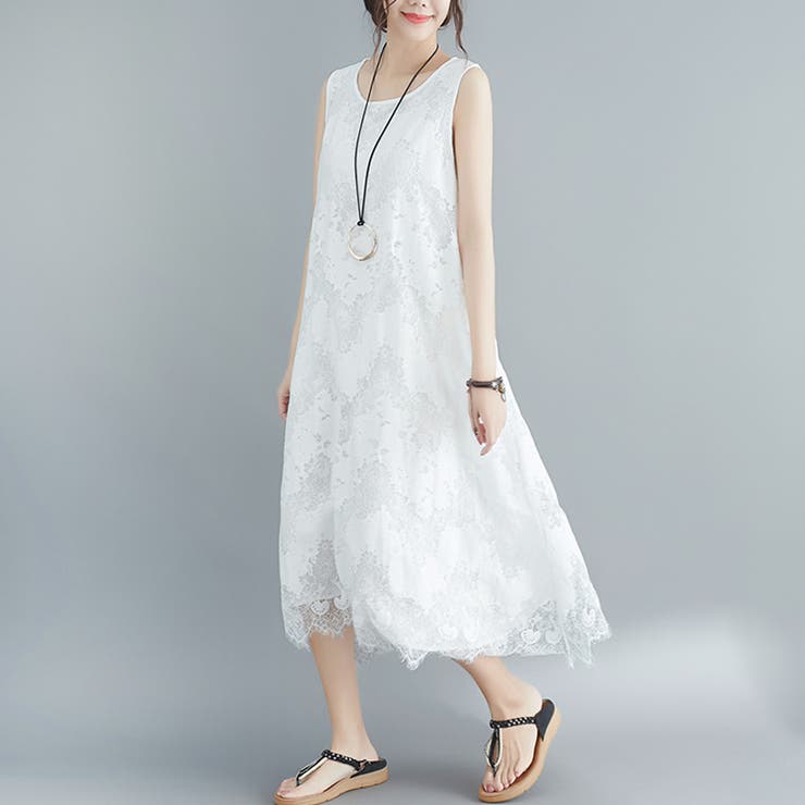 マキシワンピース レディース レース | Doux Belle  | 詳細画像3 