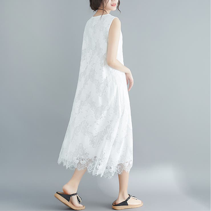 マキシワンピース レディース レース | Doux Belle  | 詳細画像5 