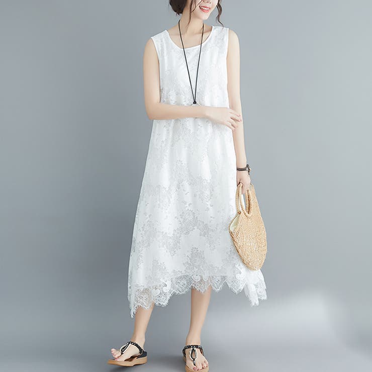 マキシワンピース レディース レース | Doux Belle  | 詳細画像7 