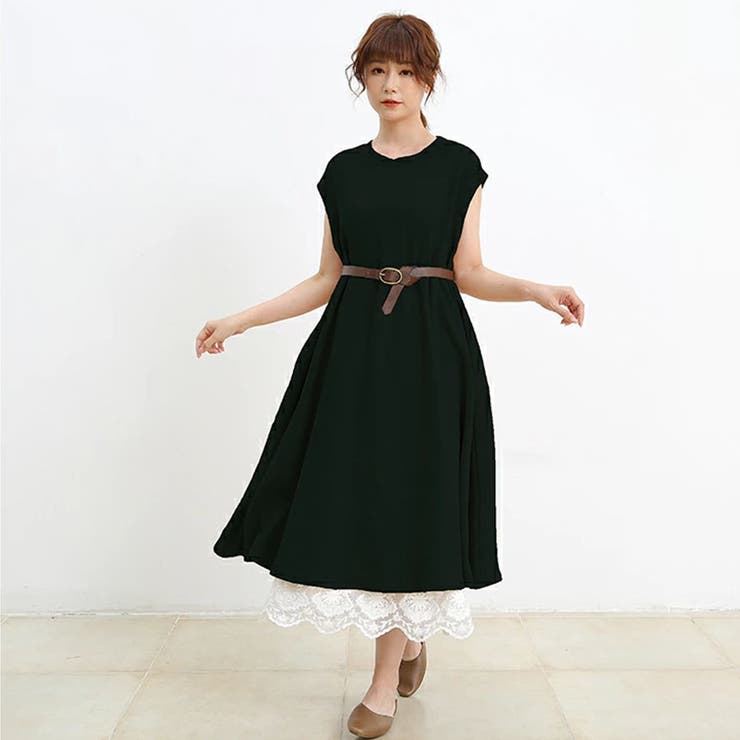 ワンピース ノースリーブ マキシ丈 | Doux Belle  | 詳細画像15 