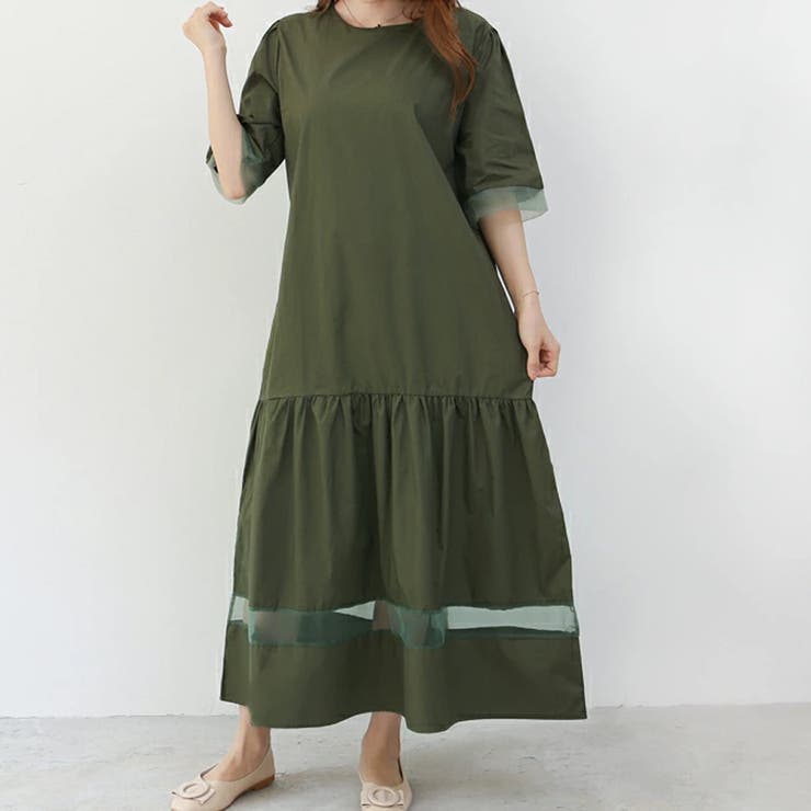 ワンピース 半袖 フレアスカート ロングワンピース 品番 Dblw Doux Belle ドゥーベル のレディースファッション通販 Shoplist ショップリスト