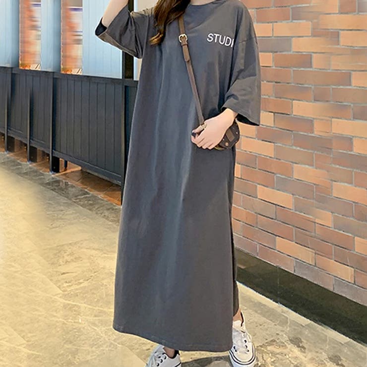 ワンピース ロングワンピース ロング丈 半袖 カットソー 品番 Dblw Doux Belle ドゥーベル のレディースファッション通販 Shoplist ショップリスト