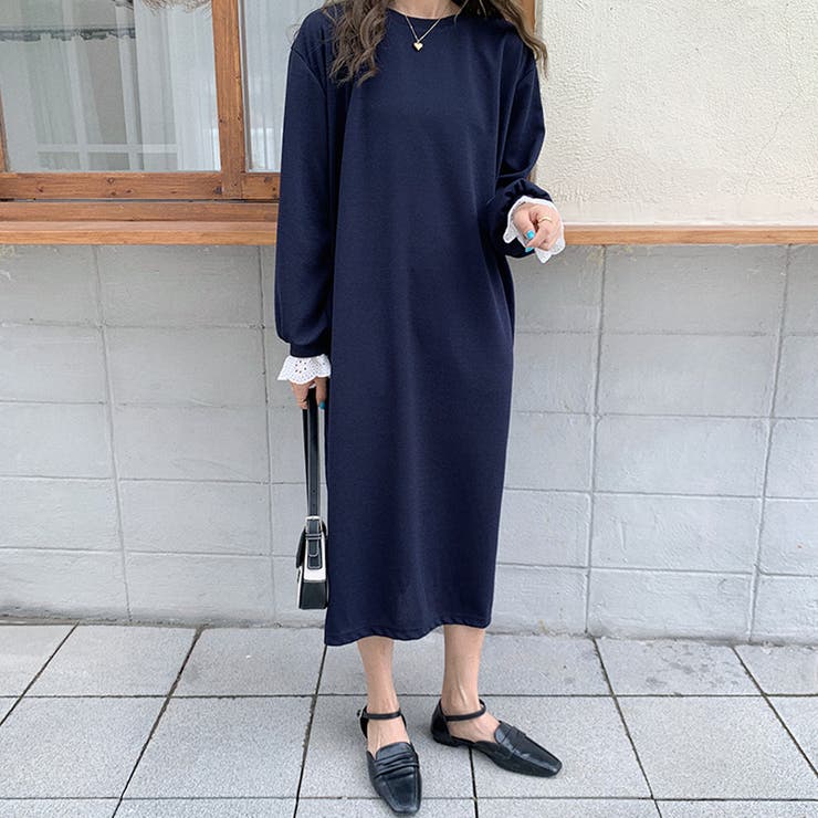 ワンピース ロング丈 長袖 ロングワンピース 品番 Dblw Doux Belle ドゥーベル のレディースファッション通販 Shoplist ショップリスト