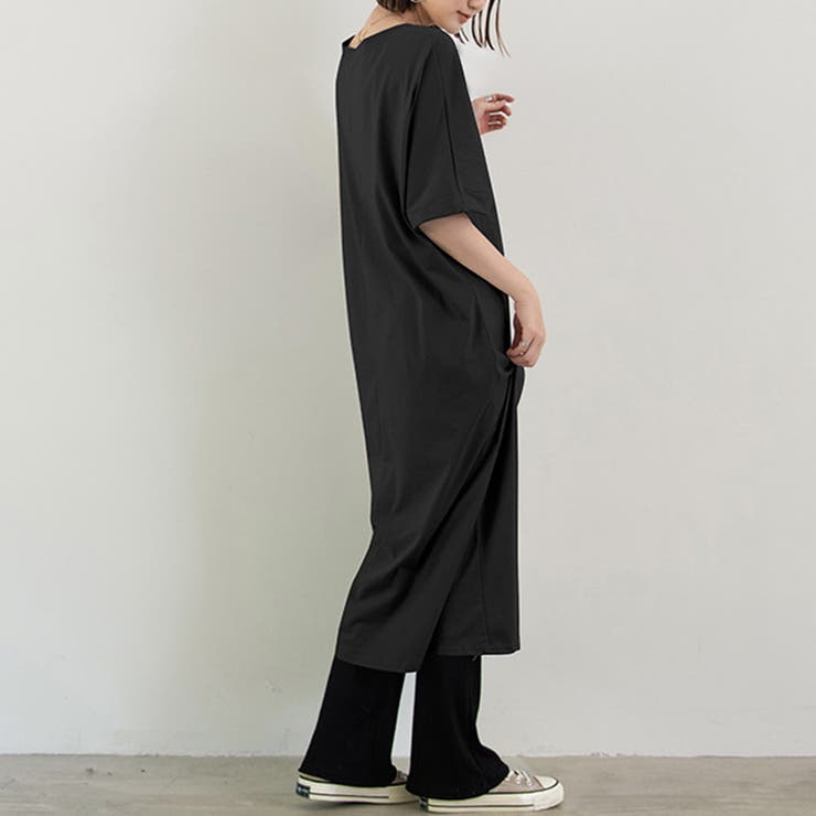 ブラック | 新作 ワンピース ロングワンピース | Doux Belle 