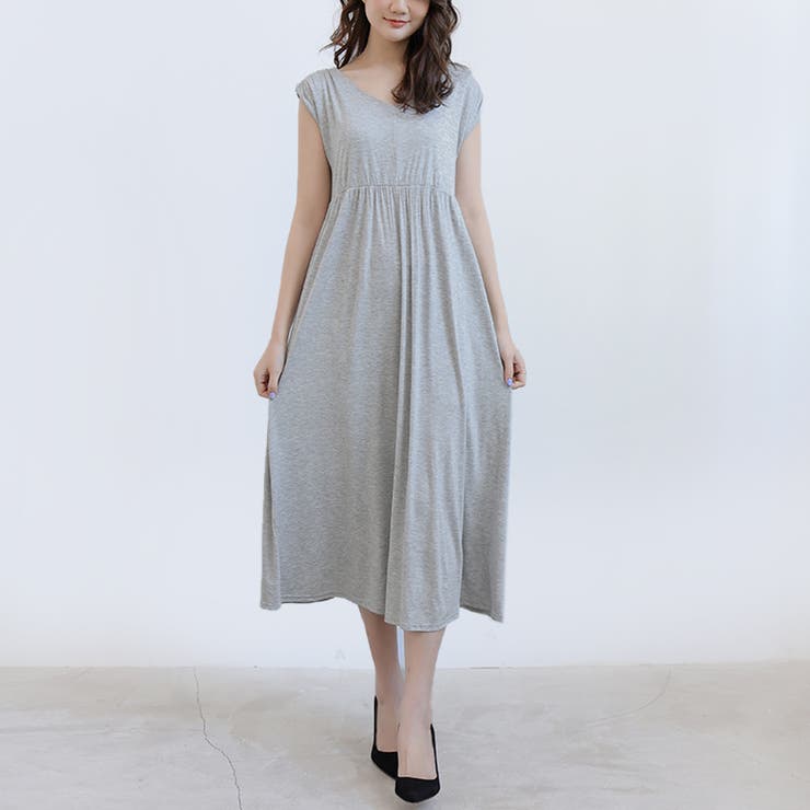 ライトグレー | 新作 ワンピース ロングワンピース | Doux Belle 