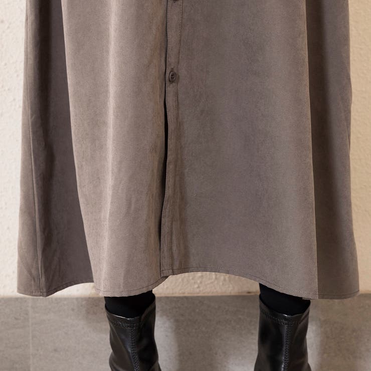 ワンピース ロング 長袖 ロングワンピース マキシ丈 シャツワンピ レース | Doux Belle  | 詳細画像25 