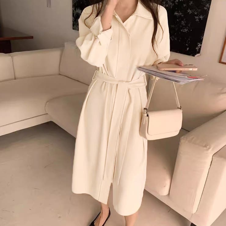 シャツワンピース ロング 長袖 | Doux Belle  | 詳細画像11 