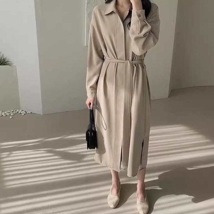 シャツワンピース ロング 長袖 | Doux Belle  | 詳細画像3 