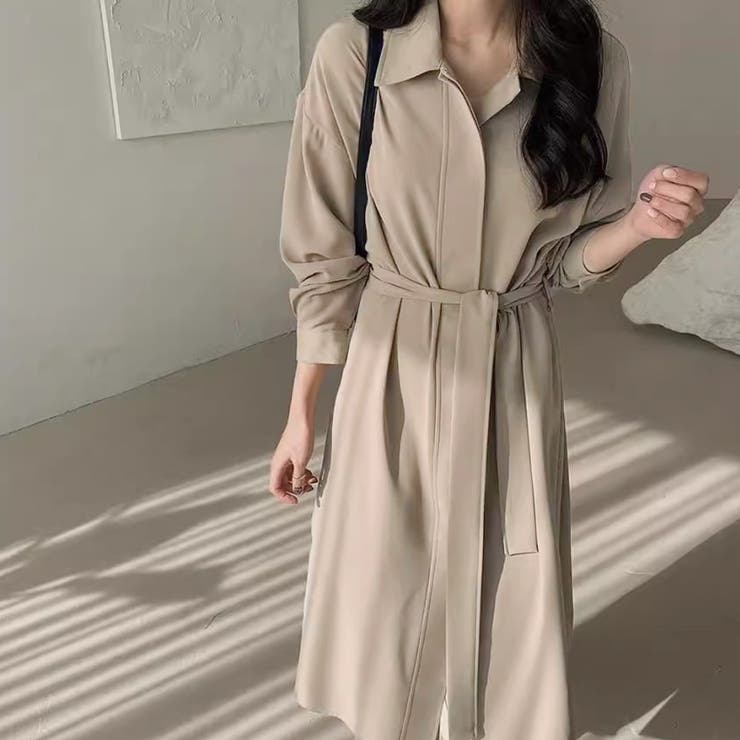 シャツワンピース ロング 長袖 | Doux Belle  | 詳細画像6 