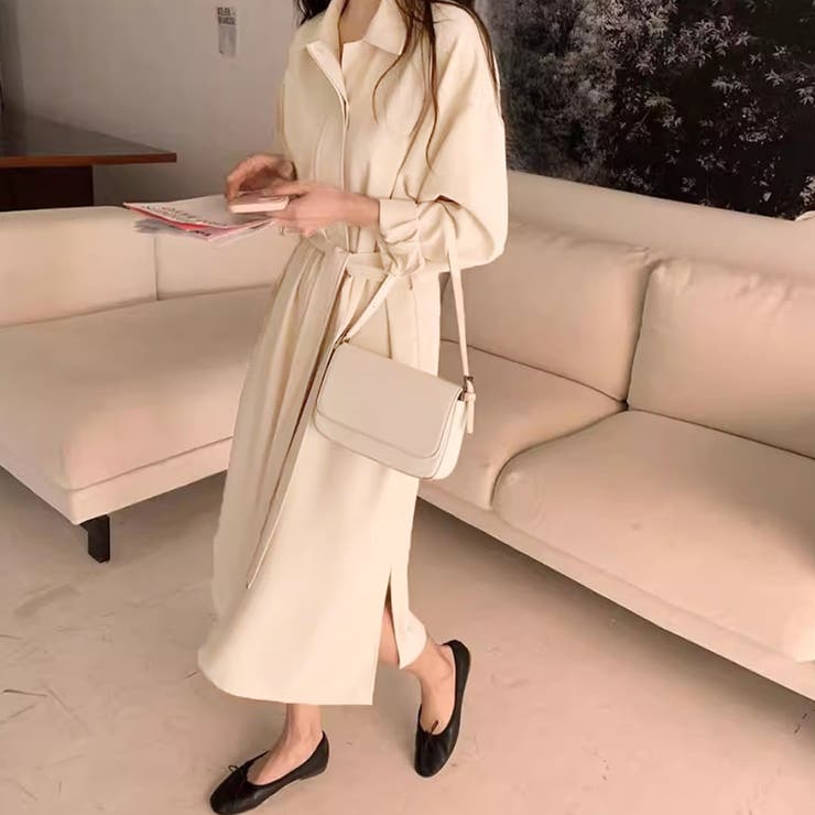 シャツワンピース ロング 長袖 | Doux Belle  | 詳細画像9 