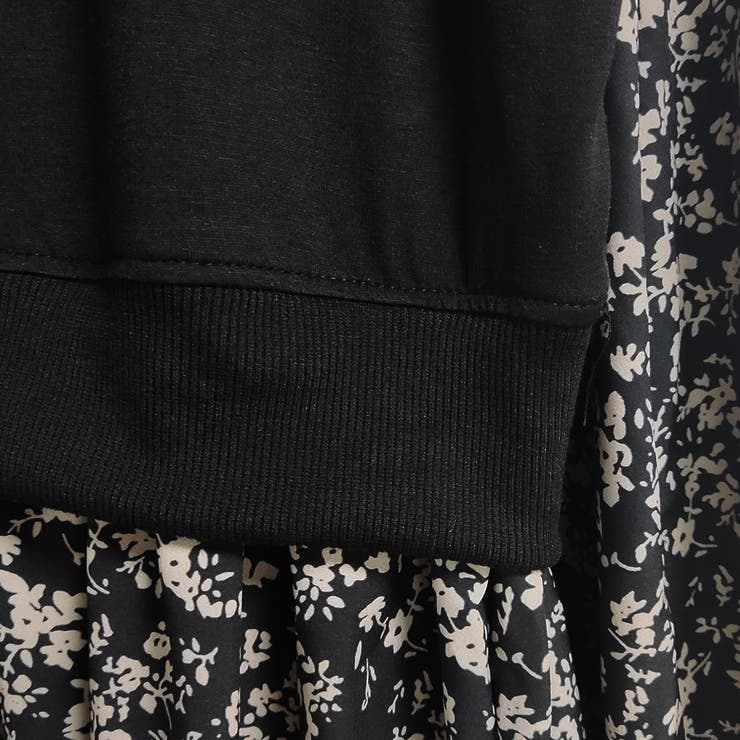 ドッキング花柄ロングワンピース | Doux Belle  | 詳細画像15 