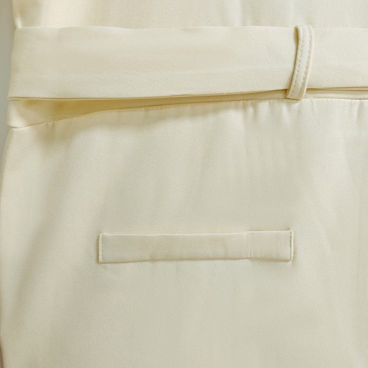 ウエストリボン×ワイドパンツオールインワン | Doux Belle  | 詳細画像14 