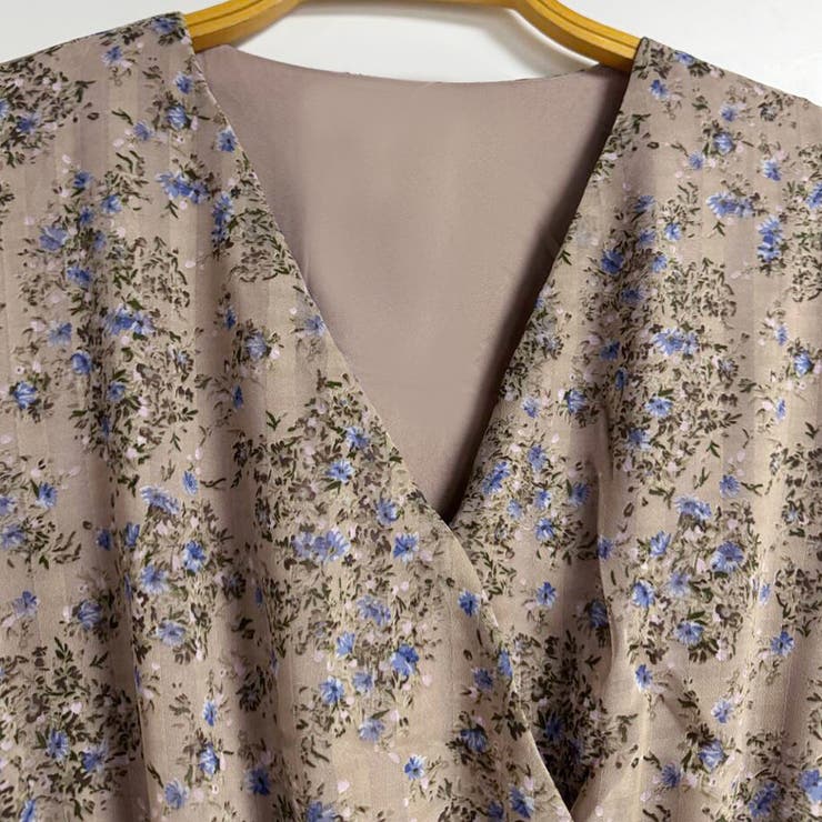 小花柄ウエストギャザーワンピース | Doux Belle  | 詳細画像10 