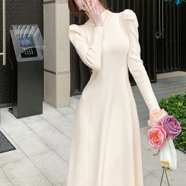 ハイネックフィットニットワンピース | Doux Belle  | 詳細画像5 