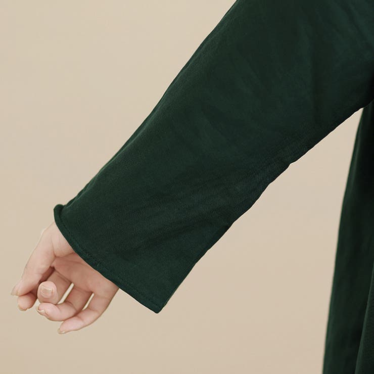 フード付きギャザー入りマキシワンピース | Doux Belle  | 詳細画像16 