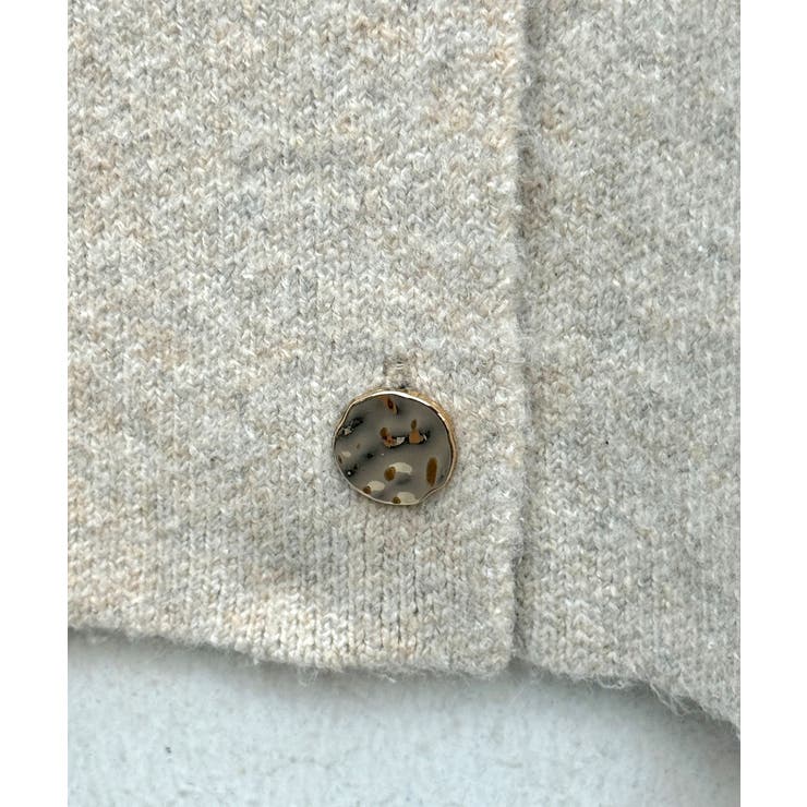 Vネックのショート丈ニットカーディガン | SAISON DE PAPILLON  | 詳細画像29 