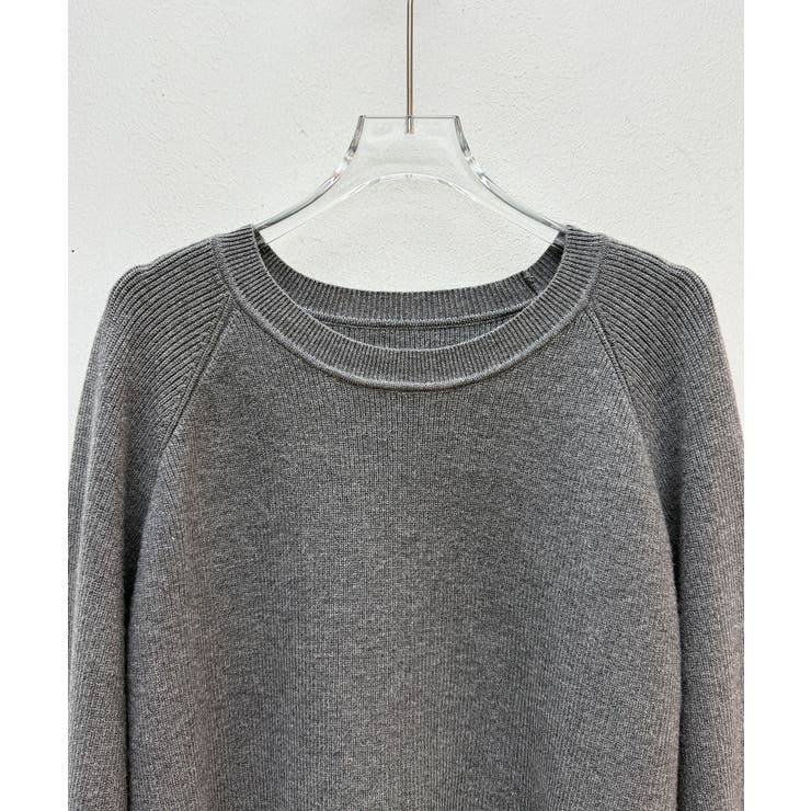 畦編みクルーネックニットプルオーバー | SAISON DE PAPILLON  | 詳細画像38 