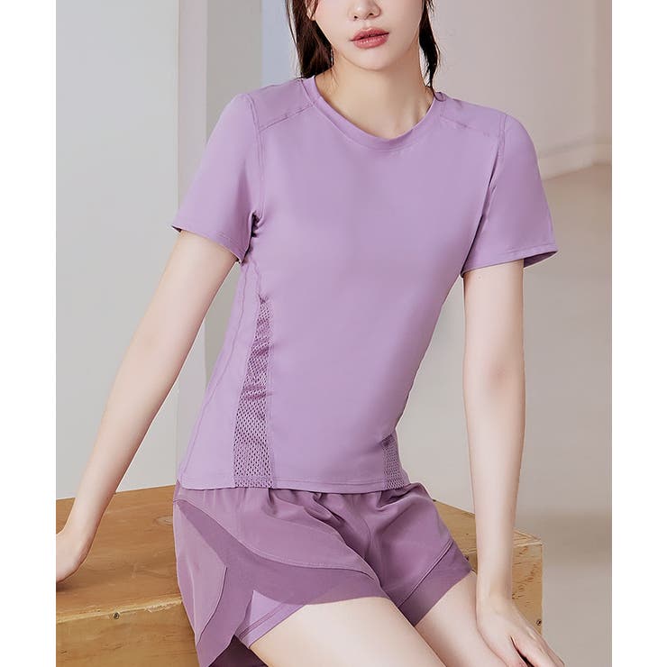 メッシュ切替Tシャツ ドライシャツ 半袖 | SEU | 詳細画像14 