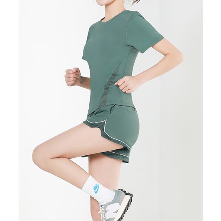 メッシュ切替Tシャツ ドライシャツ 半袖 | SEU | 詳細画像17 