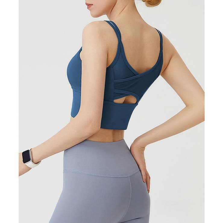 メッシュデザイン ブラトップ 3色セット メッシュ切替ブラトップ カップ付き スポーツブラ[品番