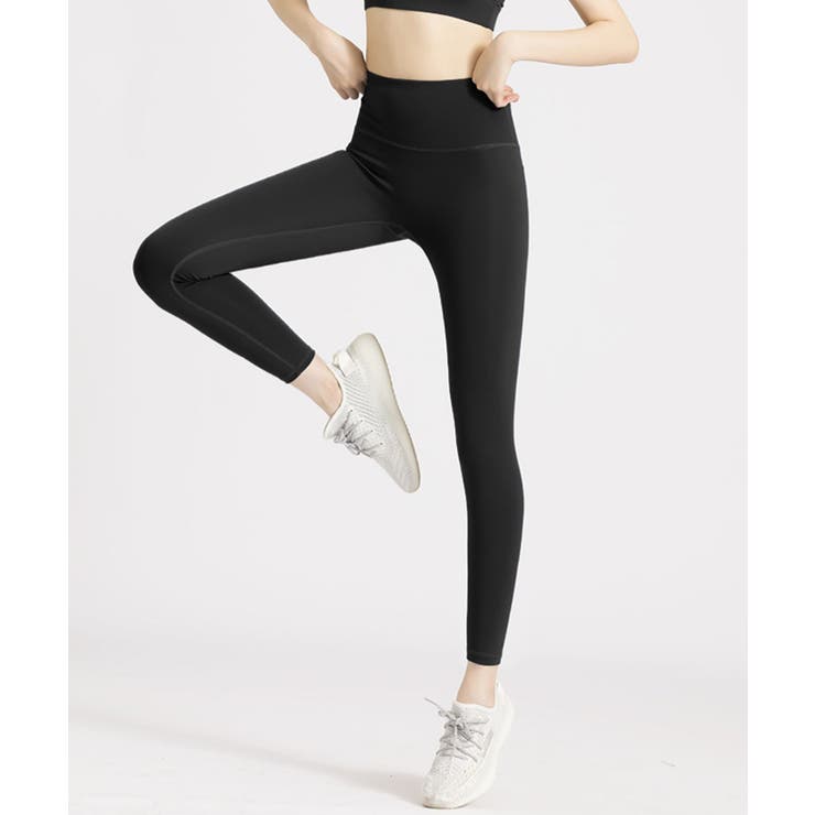 ハイストレッチレギンスパンツ ハイウエスヨガレギンス スポーツウェア