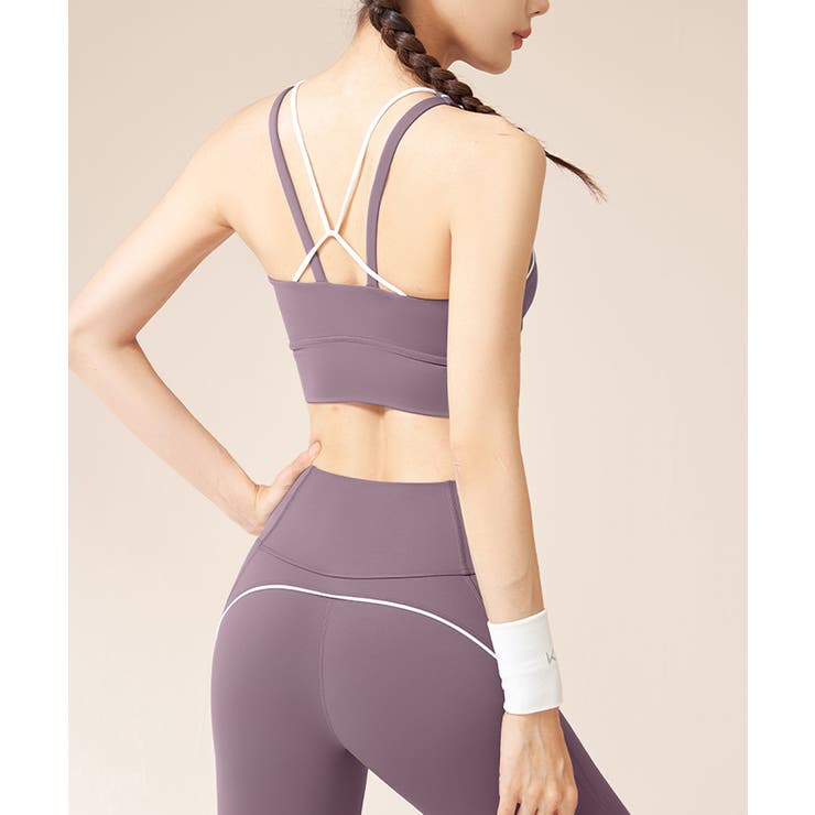 LYCRA素材バッククロスカップ付ブラトップ【SHOPLIST限定 新作 春 | SEU | 詳細画像4 