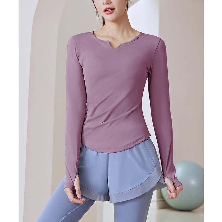 パープル | あたっか裏起毛Tシャツ【SHOPLIST限定 新作 春 夏 秋 冬】 | SEU