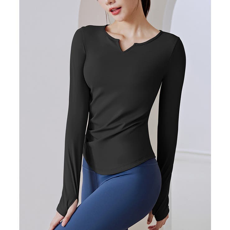 ブラック | あたっか裏起毛Tシャツ【SHOPLIST限定 新作 春 夏 秋 冬】 | SEU