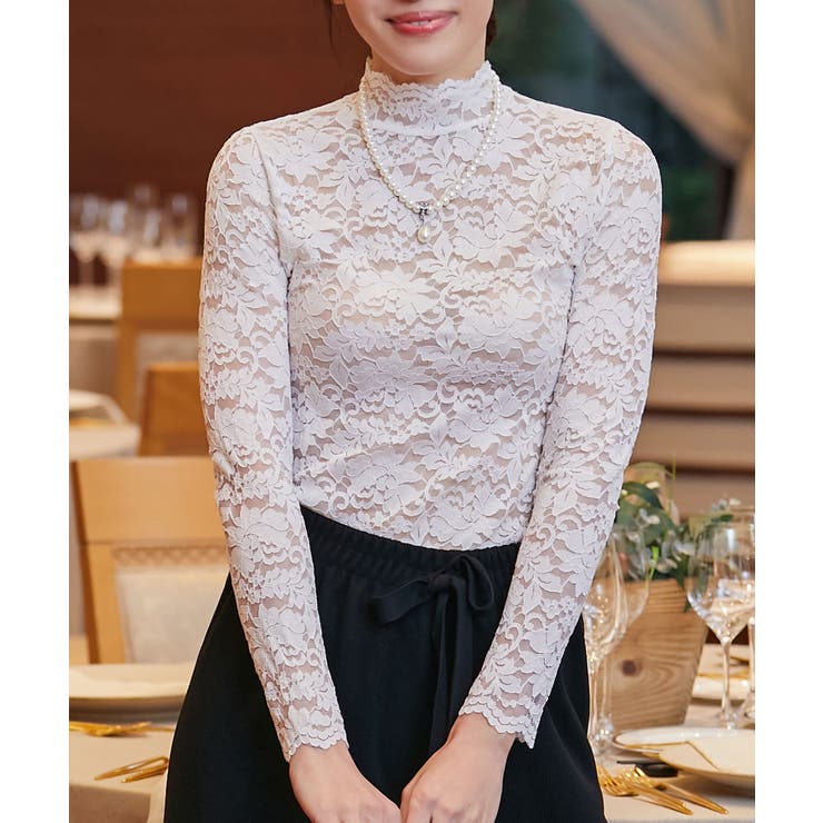 レースインナー 長袖 秋 品番 Dssw Dress Scene ドレスシーン のレディースファッション通販 Shoplist ショップリスト