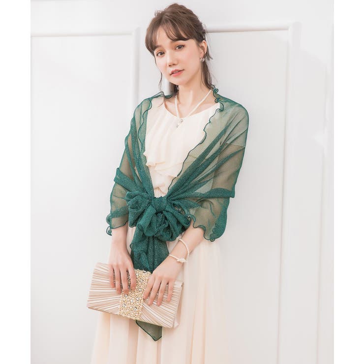 グリーン | ショール 結婚式 ストール | DRESS+
