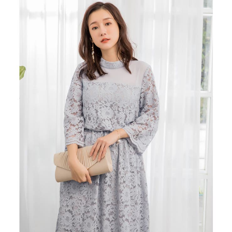 グレー | ワンピース 結婚式 ドレス | DRESS+