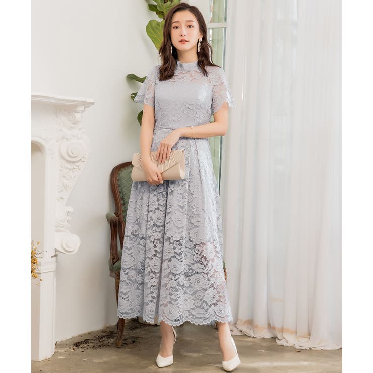 結婚式 レース ワンピース 品番 Dssw Dress Scene ドレスシーン のレディースファッション通販 Shoplist ショップリスト