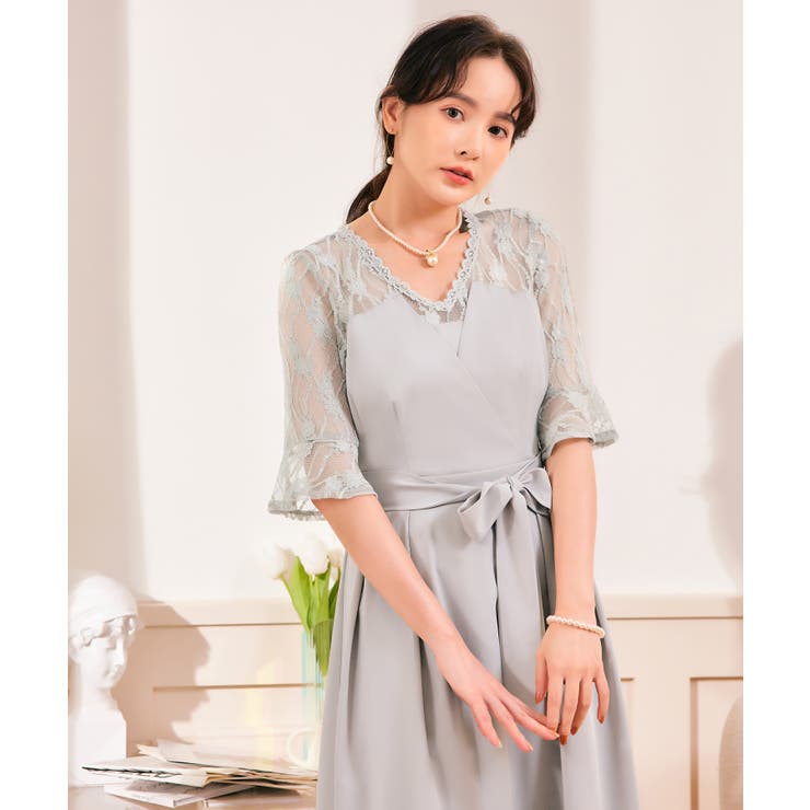 パーティードレス レース フォーマルワンピース | DRESS+ | 詳細画像13 