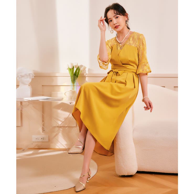 パーティードレス レース フォーマルワンピース | DRESS+ | 詳細画像37 