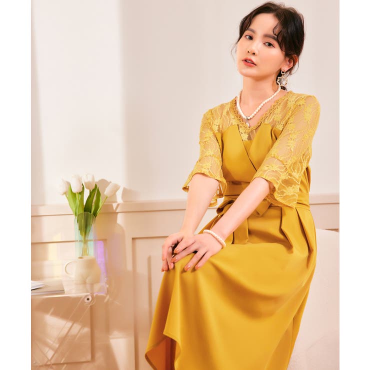 パーティードレス レース フォーマルワンピース | DRESS+ | 詳細画像38 