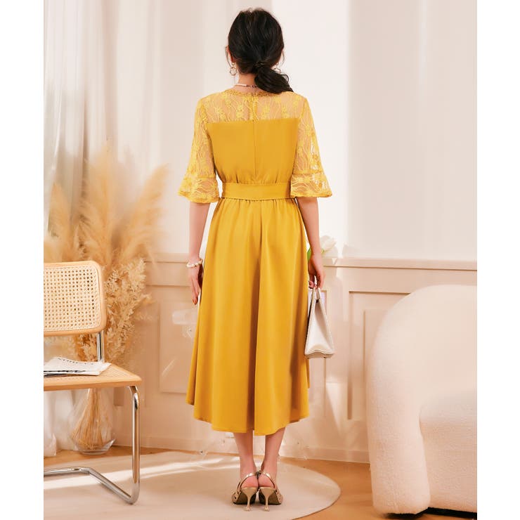 パーティードレス レース フォーマルワンピース | DRESS+ | 詳細画像34 