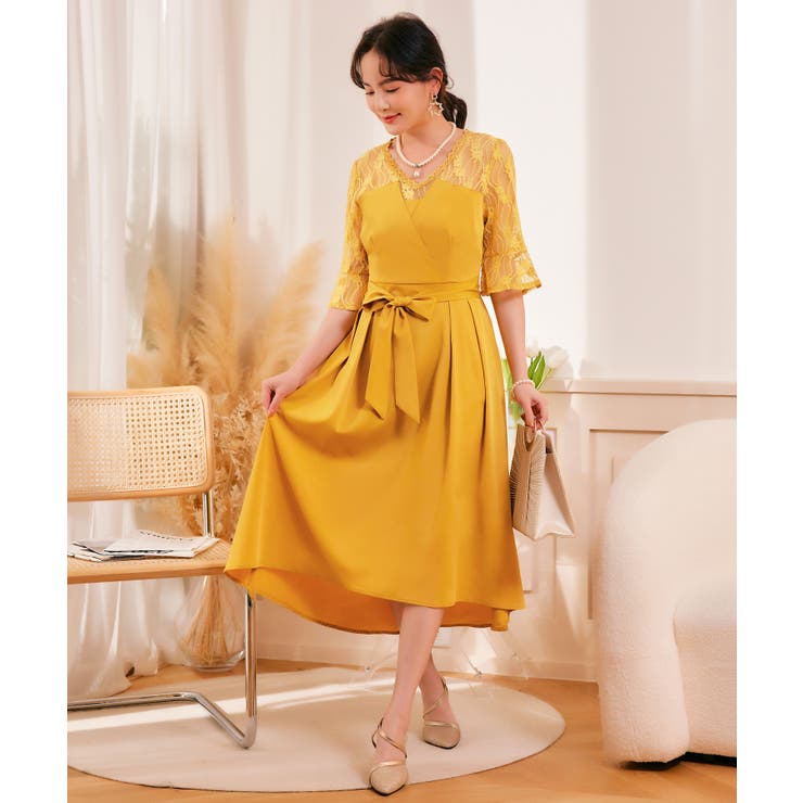 パーティードレス レース フォーマルワンピース | DRESS+ | 詳細画像35 