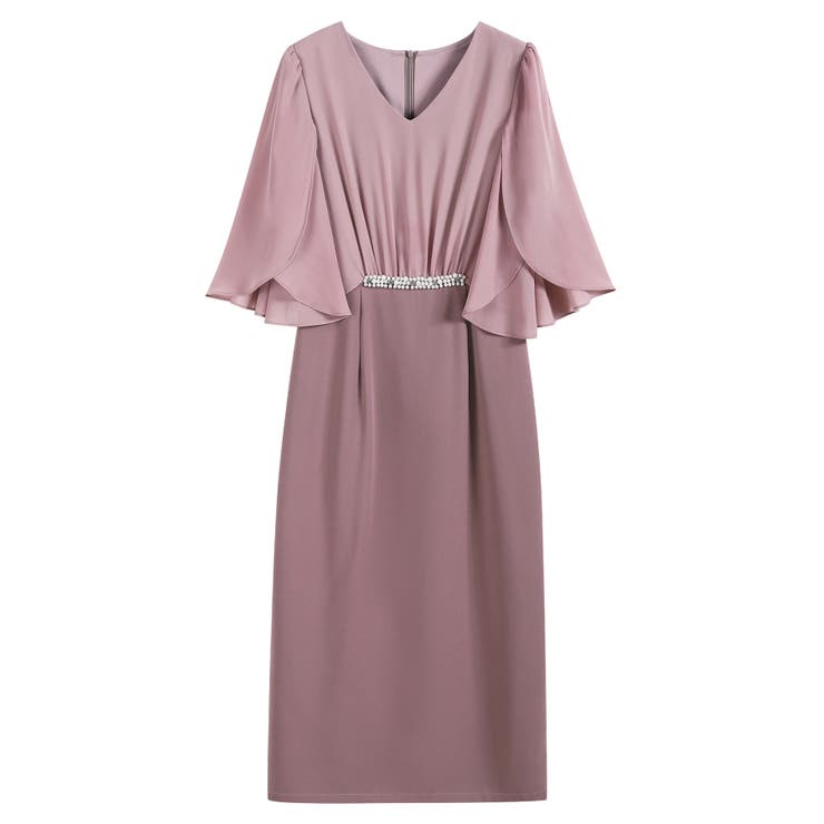 パーティードレス 結婚式 大きいサイズ ミモレ丈秋卒業式 成人式 | DRESS+ | 詳細画像14 