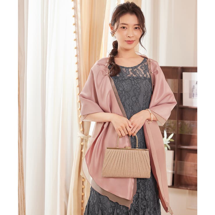 ドレスプラス DRESS+ ストール ショール オーガンジー （グレー） - ファッション通販 MAGASEEK(マガシーク)
