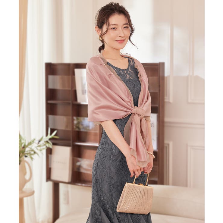 ストール ショール  オーガンジー[品番：DSSW0004934]｜DRESS+（ドレスプラス）のレディースファッション通販｜SHOPLIST（ショップリスト）