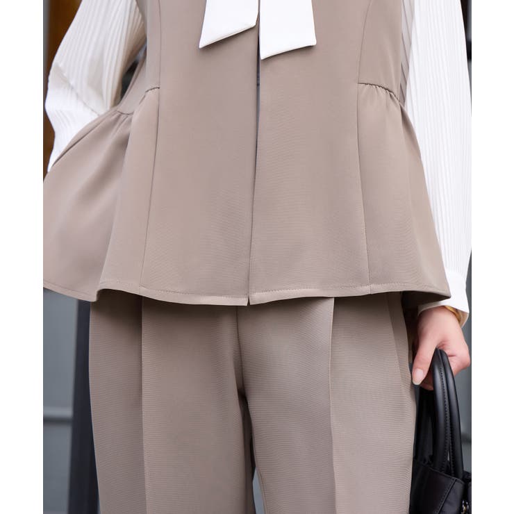 万能ペプラムパンツセットアップ | DRESS+ | 詳細画像9 