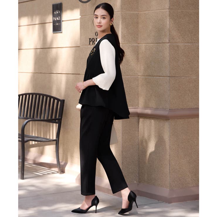 万能ペプラムパンツセットアップ | DRESS+ | 詳細画像30 