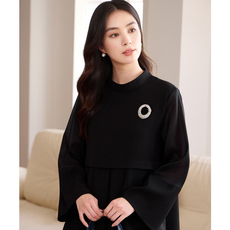 ペプラムトップス パンツセットアップ | DRESS+ | 詳細画像30 