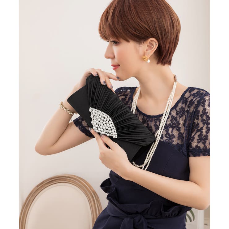 ブラック | パーティーバッグ パーティー バッグ卒業式 成人式 | DRESS+