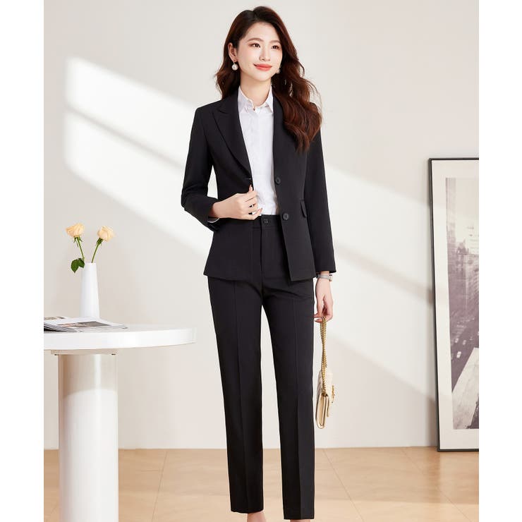 ブラック | スーツ上下セット 2点セット ジャケット パンツ | DRESS+