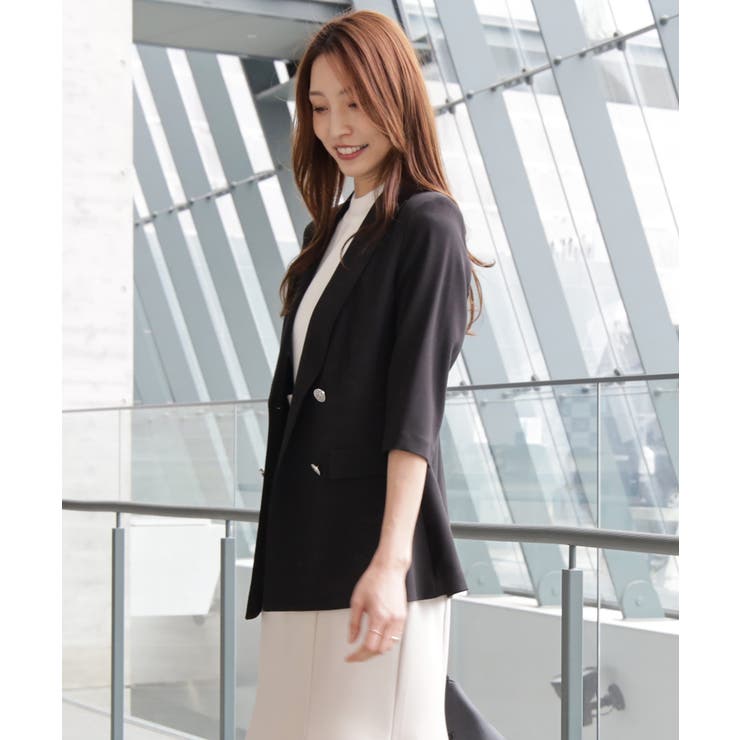 ダブルボタンが高見えするジャケット | DRESS+ | 詳細画像13