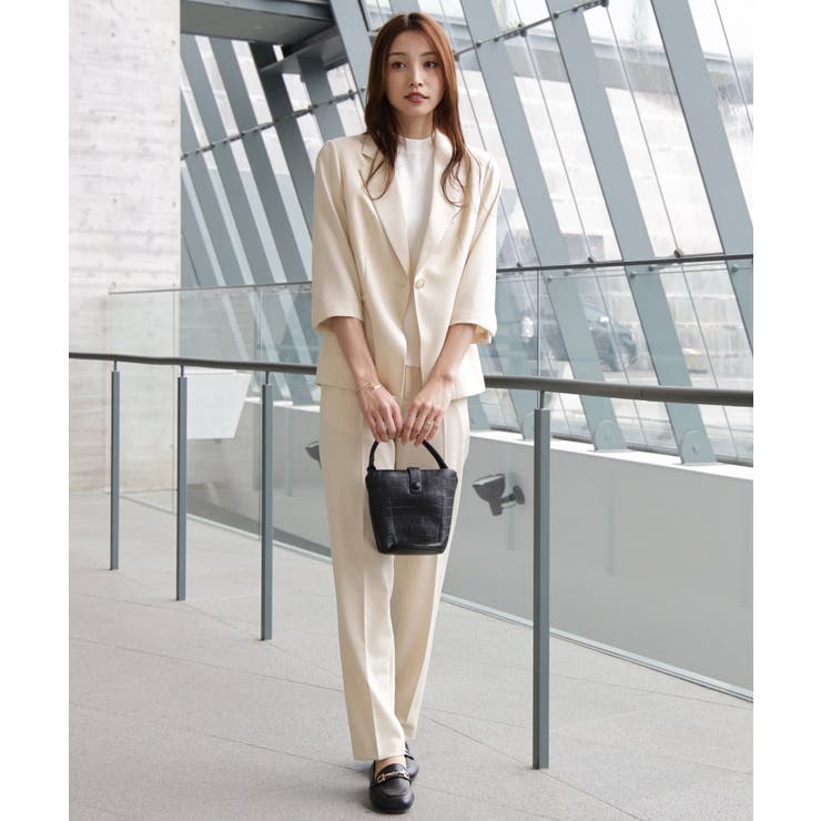 一つボタンがリラクシーなセットアップスーツ | DRESS+ | 詳細画像25 