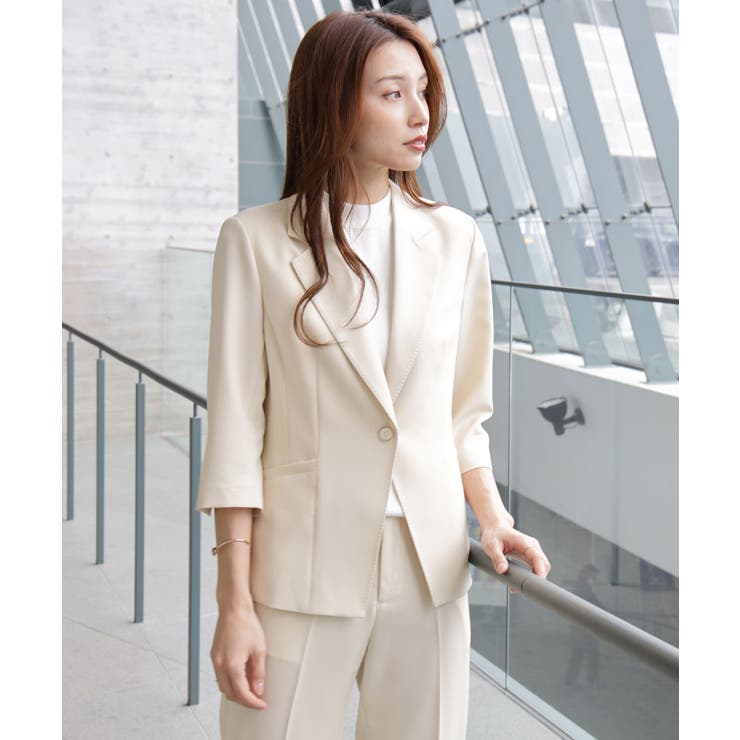 一つボタンがリラクシーなセットアップスーツ | DRESS+ | 詳細画像24 