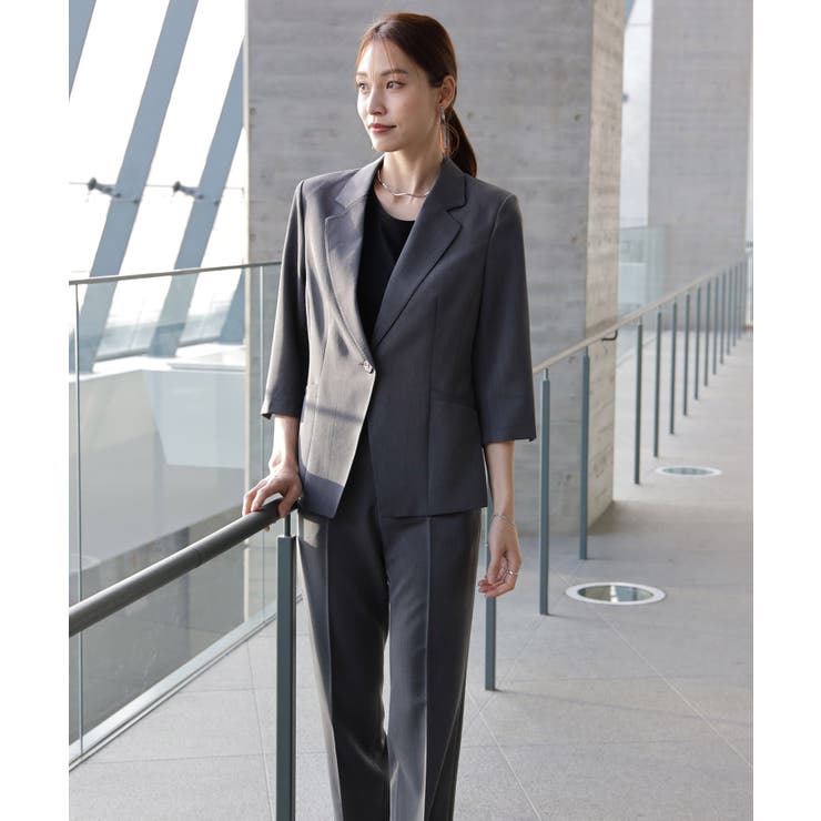 一つボタンがリラクシーなセットアップスーツ | DRESS+ | 詳細画像3 